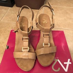 Nude Wedges - Size 8